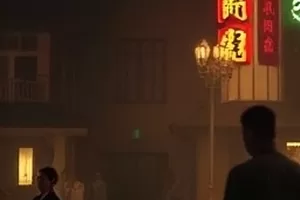 青柠影视主推剧场横版主视觉，夜色楼宇与剧集片名排布