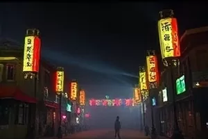 《墨色少年与风》水墨风格少年剪影主视觉