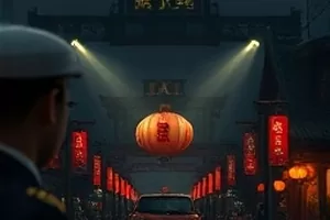 《白塔下的信》白塔与石阶老照片质感主视觉